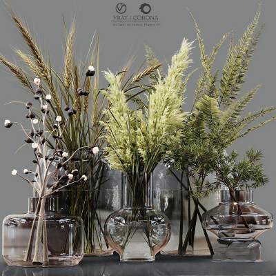 现代花束装饰品组合